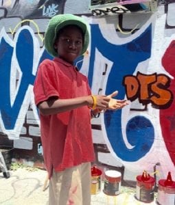 Dillard Student at Fat Village