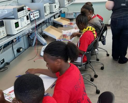 Dillard Elementary Students at FAU Ranger Good Works