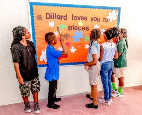 Dillard-Elementary-Mural-Painting-5-26-17 Ranger Good Works