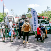 aa city leak truck 2Dillard Elementary Career City 5-25-22-591