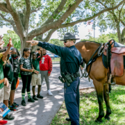 aa ftl mounted with class Dillard Elementary Career City 5-25-22-614