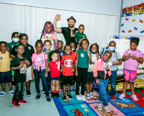 aa mehdi and class Dillard Elementary Career City 5-25-22-547