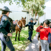 aaftl police Mounted with classDillard Elementary Career City 5-25-22-608